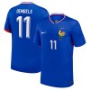 Frankrike Dembele 11 Hjemme EM 2024 - Herre Fotballdrakt